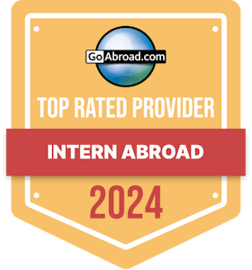 GoAbroad Top Rated Provider 2024 - Intern Abroad HQ